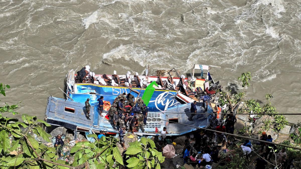 Nepal bus Accident