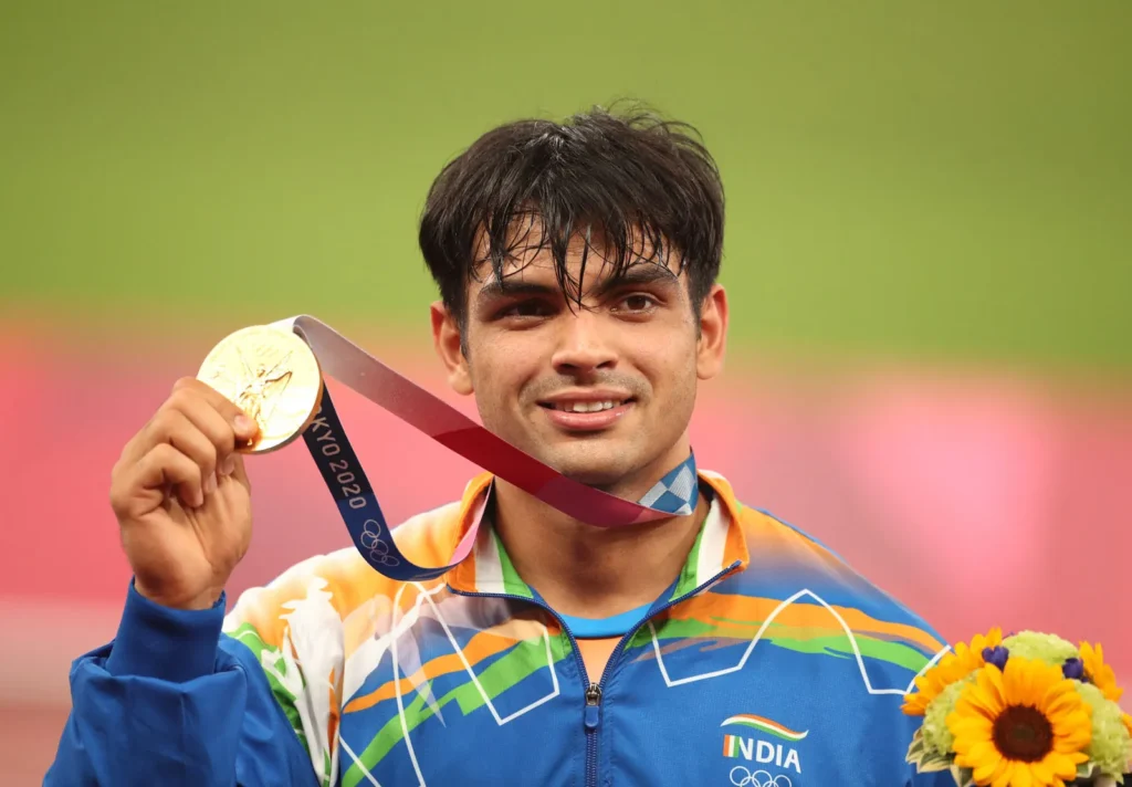 Neeraj Chopra India Gold Medal mens Javelin Throw Tokyo Olympics 2020