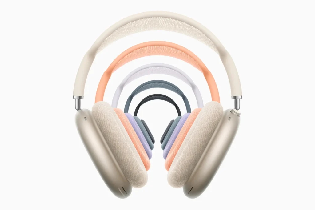 a group of colorful headphones